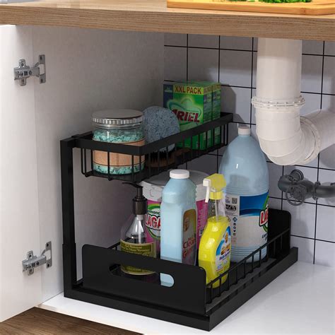 35 stainless steel kitchen cabinet shelf organizer|cabinet organizers under shelf.